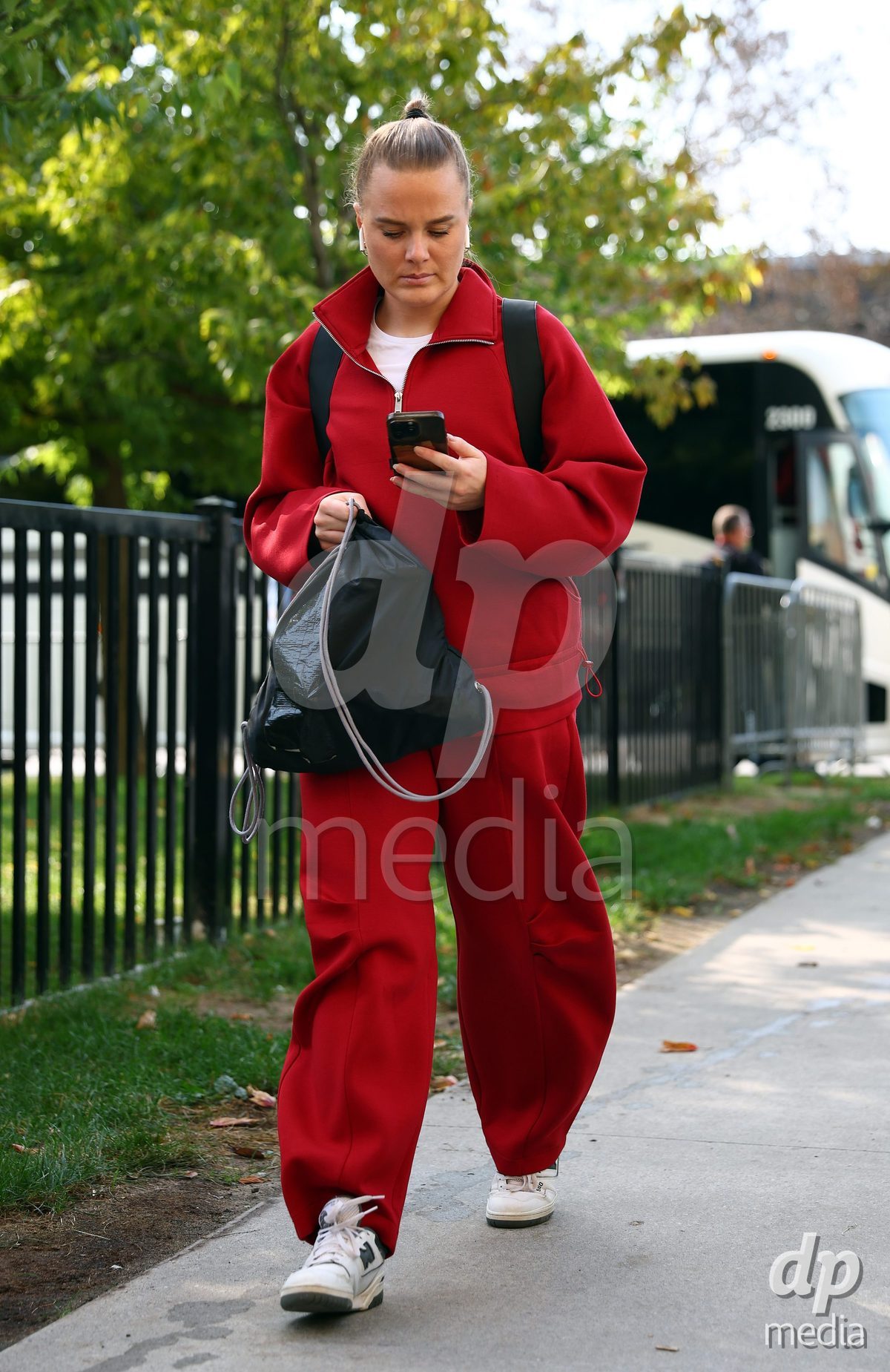 TORONTO, CANADA - OCTOBER 12: Denmark arrive before the International Friendly match against Canada at BMO Field on October 12, 2026 in Toronto, Canada.