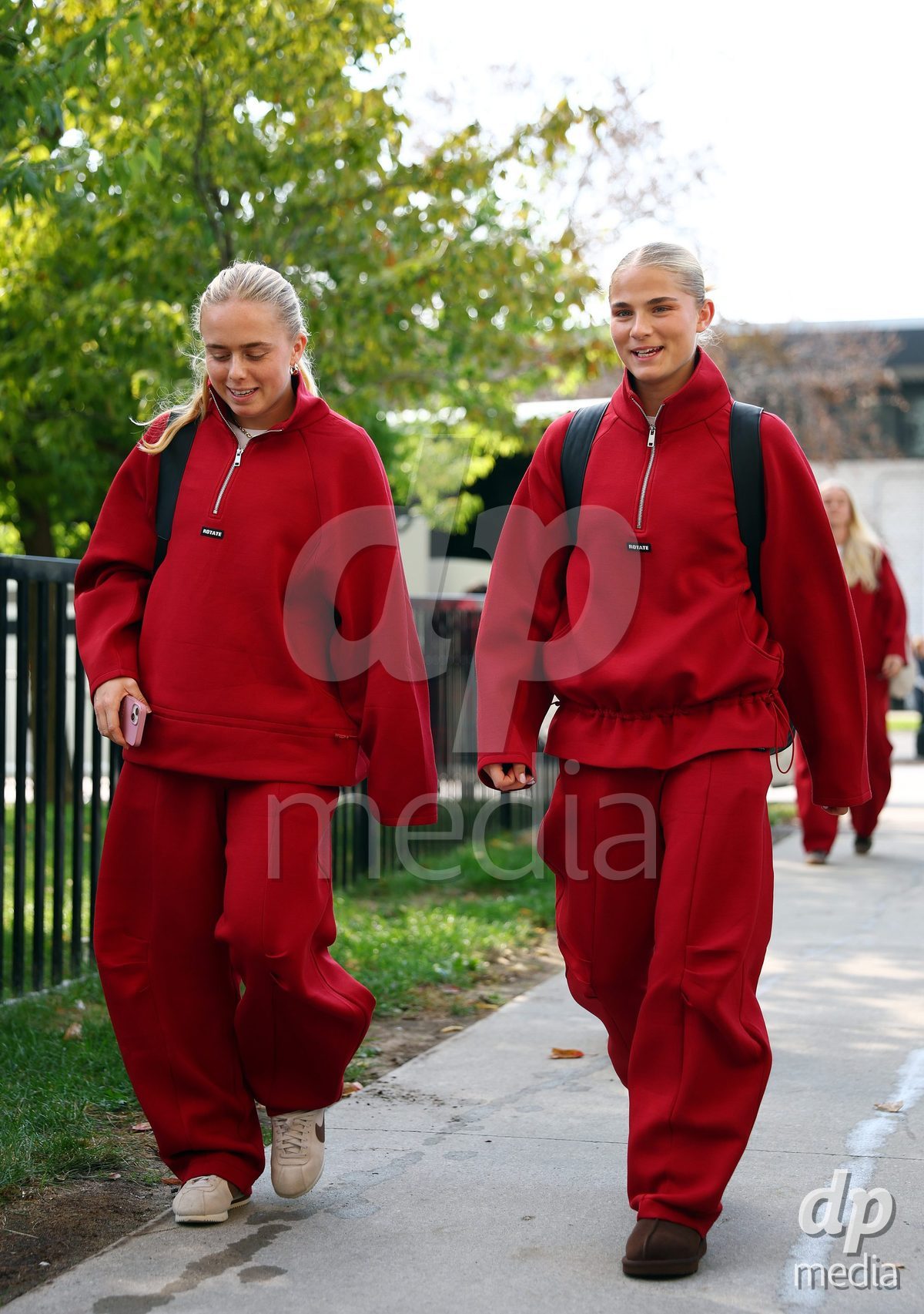 TORONTO, CANADA - OCTOBER 12: Denmark arrive before the International Friendly match against Canada at BMO Field on October 12, 2026 in Toronto, Canada.