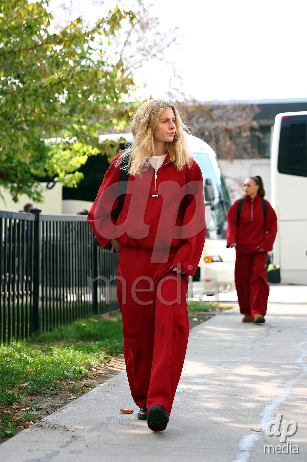 TORONTO, CANADA - OCTOBER 12: Denmark arrive before the International Friendly match against Canada at BMO Field on October 12, 2026 in Toronto, Canada.