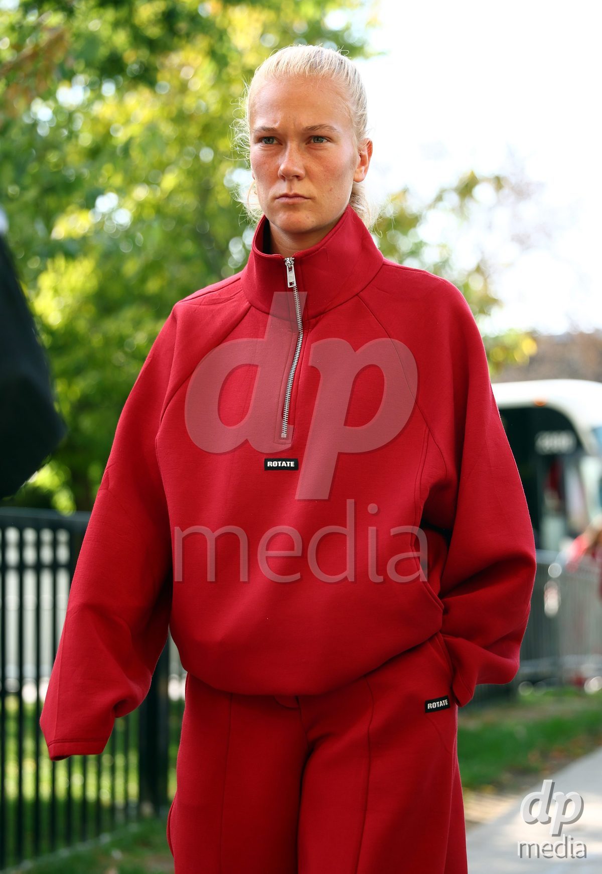 TORONTO, CANADA - OCTOBER 12: Denmark arrive before the International Friendly match against Canada at BMO Field on October 12, 2026 in Toronto, Canada.