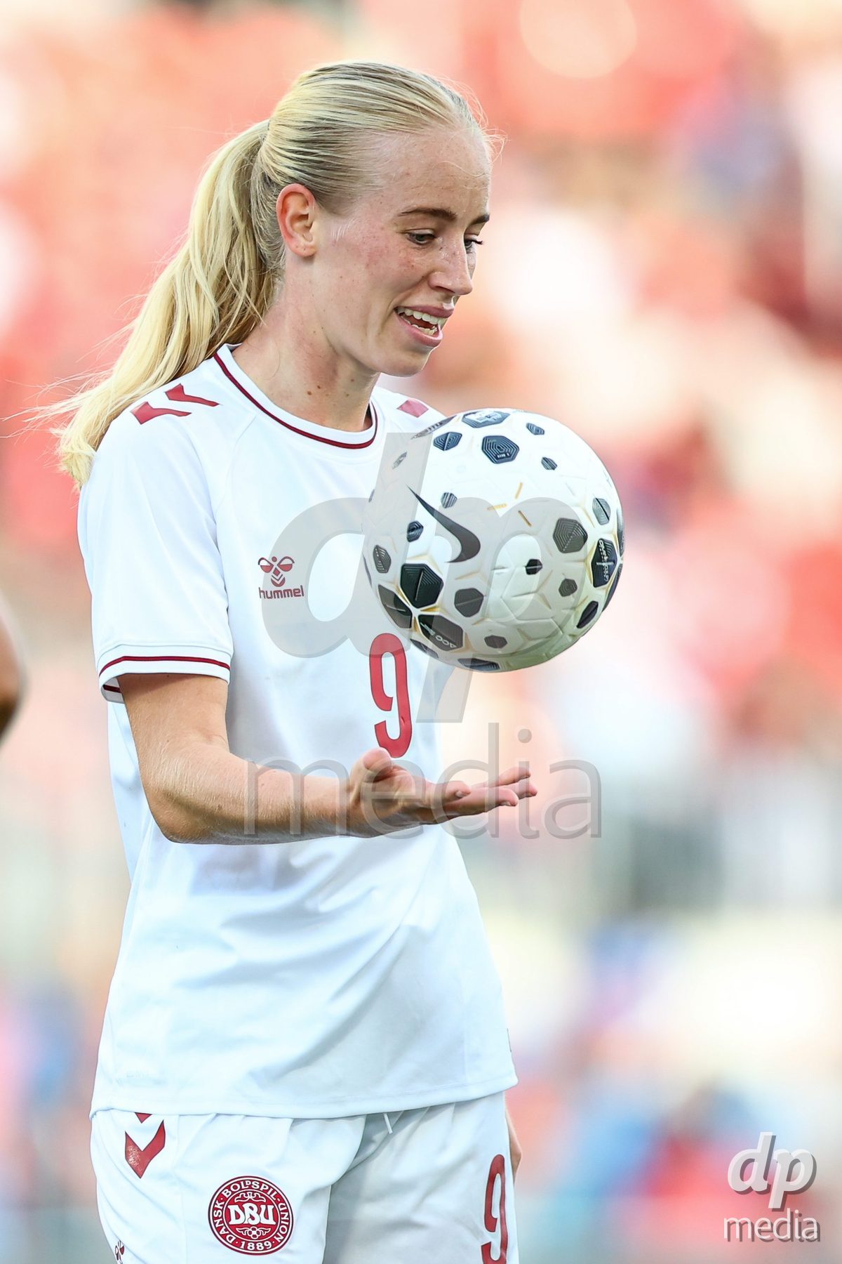 TORONTO, CANADA - OCTOBER 12: Amalie Vangsgaard of Denmark during the International Friendly match between Canada and Denmark at BMO Field on October 12, 2026 in Toronto, Canada.