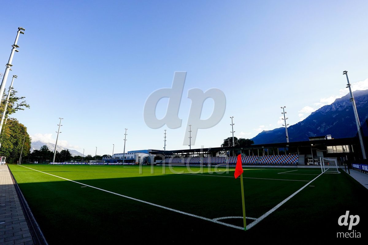SCHAAN, LIECHTENSTEIN - OCTOBER 12: General view of LFV Campus Rheinwiese prior to the UEFA European Under-17 Qualifier match between Israel and Switzerland at LFV Campus Rheinwiese on October 12, 2026 in Schaan, Liechtenstein.