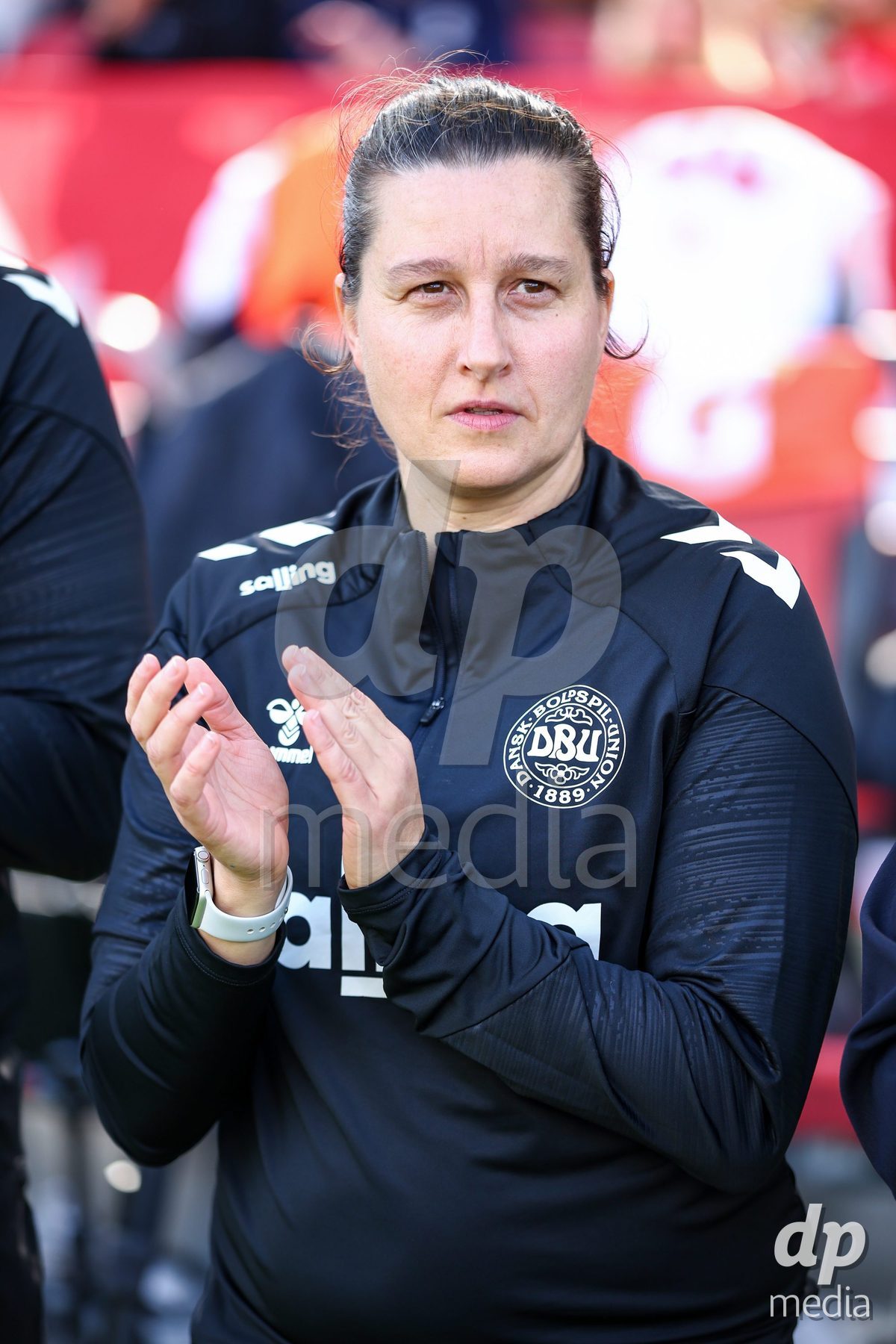TORONTO, CANADA - OCTOBER 12: Assitant referee during the International Friendly match between Canada and Denmark at BMO Field on October 12, 2026 in Toronto, Canada.