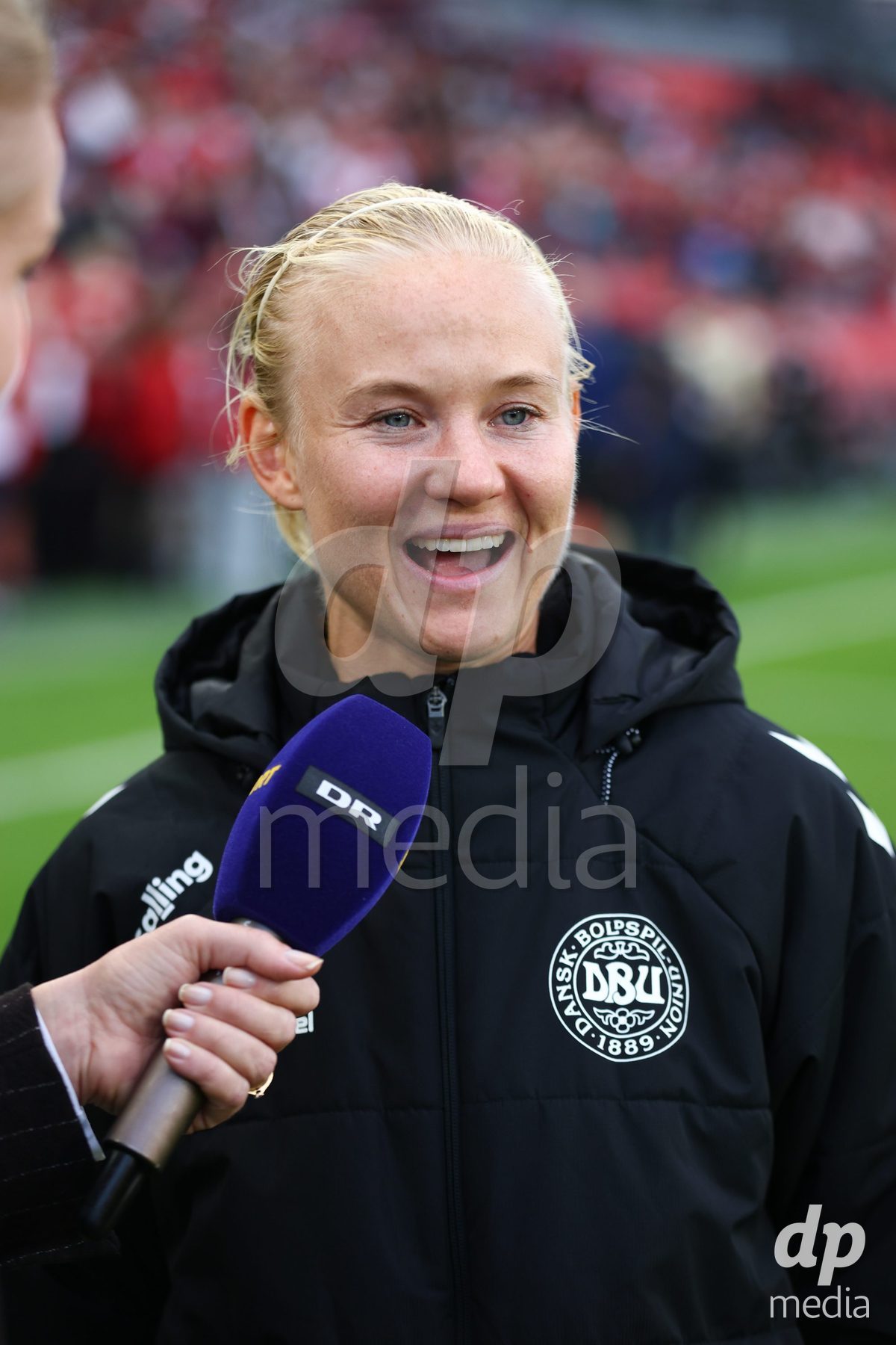 TORONTO, CANADA - OCTOBER 12: Pernille Harder of Denmark after the International Friendly match between Canada and Denmark at BMO Field on October 12, 2026 in Toronto, Canada.