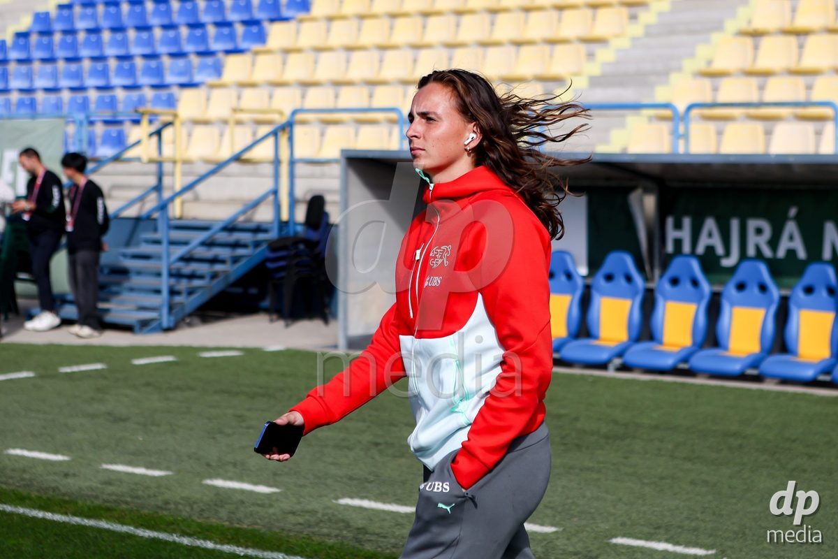 09.10.2026; Mezokovesd, Fussball - UEFA Women's European Qualifiers Playoff Round 1- Israel vs Schweiz: Smilla Vallotto (SUI)(Pal Gollner/)