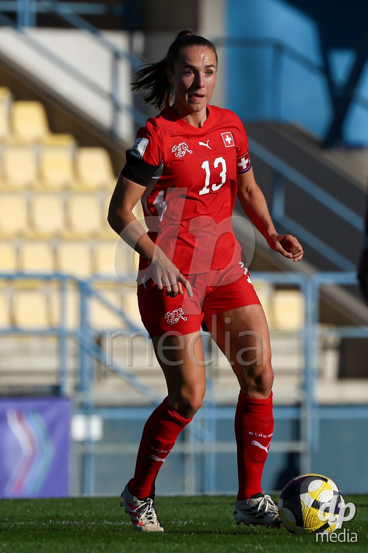 09.10.2026; Mezokovesd, Fussball - UEFA Women's European Qualifiers Playoff Round 1- Israel vs Schweiz: Lia Walti (SUI)(Pal Gollner/)