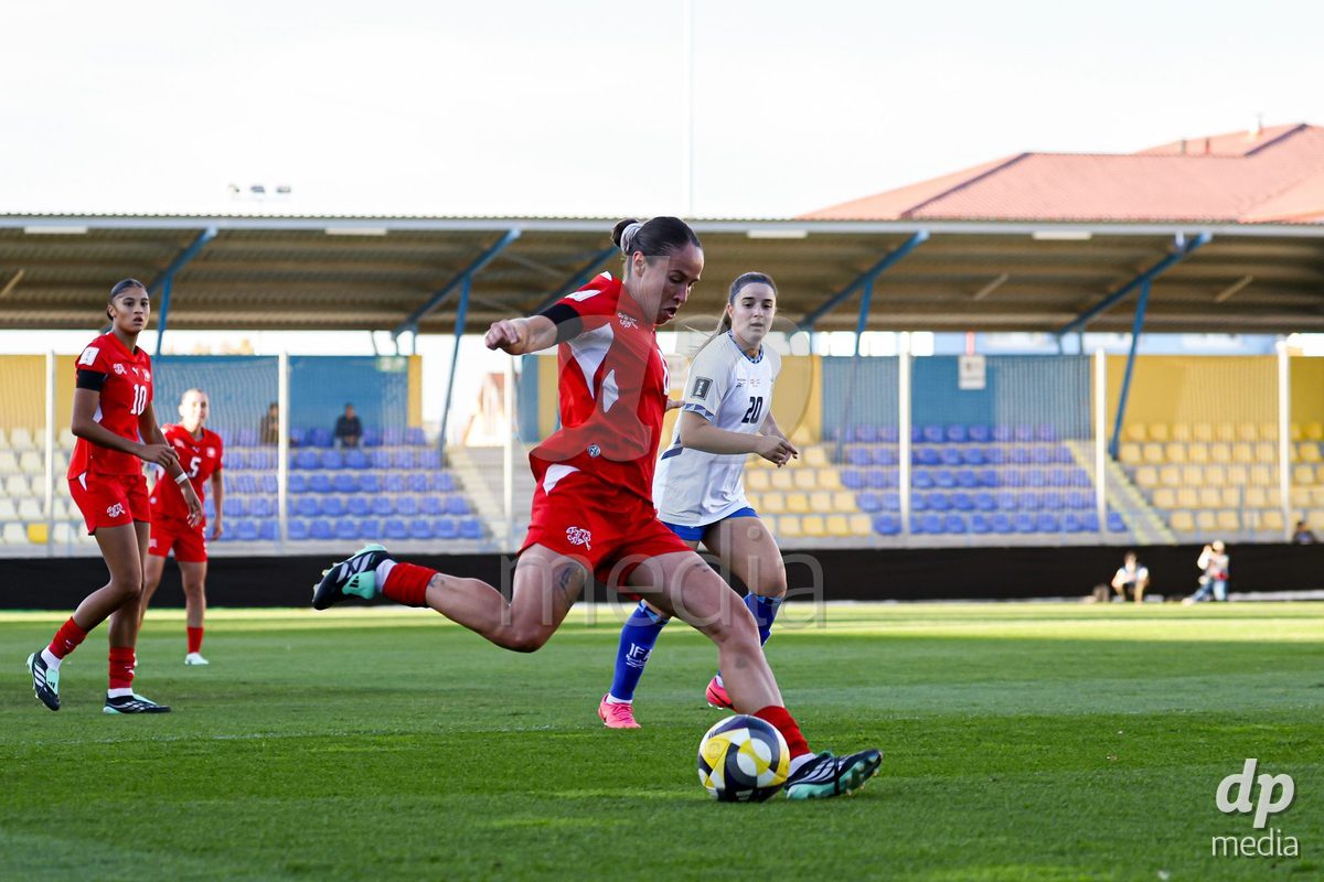 09.10.2026; Mezokovesd, Fussball - UEFA Women's European Qualifiers Playoff Round 1- Israel vs Schweiz: Geraldine Reuteler (SUI)(Pal Gollner/)