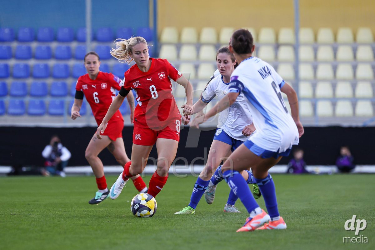 09.10.2026; Mezokovesd, Fussball - UEFA Women's European Qualifiers Playoff Round 1- Israel vs Schweiz: Nadine Riesen (SUI)(Pal Gollner/)