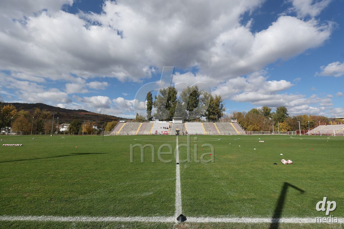 KAKANJ, BOSNIA AND HERZEGOVINA - OCTOBER 13: A general view of the stadium before the UEFA Womens European Under-19 Qualifier match between Denmark and Switzerland at Mladost Stadium on October 13, 2026 in Kakanj, Bosnia and Herzegovina. Photo: Armin Durgut/Pixsell/DP Media