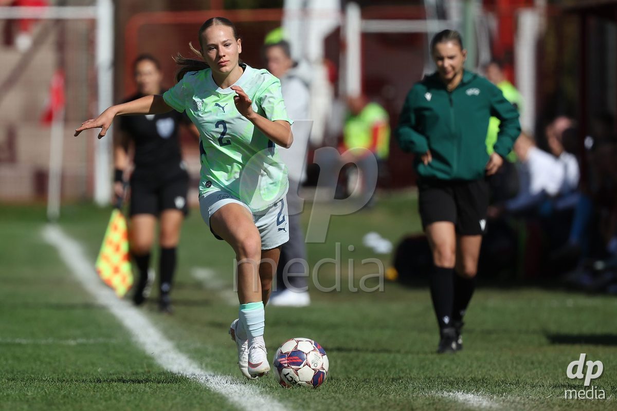 KAKANJ, BOSNIA AND HERZEGOVINA - OCTOBER 13: Liel Rickenbach of Switzerland during the UEFA Womens European Under-19 Qualifier match between Denmark and Switzerland at Mladost Stadium on October 13, 2026 in Kakanj, Bosnia and Herzegovina. Photo: Armin Durgut/Pixsell/DP Media
