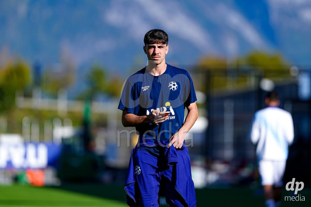 SCHAAN, LIECHTENSTEIN - OCTOBER 15: Players of Israel arrival during the UEFA European Under-17 Qualifier match between Spain and Israel at LFV Campus Rheinwiese on October 15, 2026 in Schaan, Liechtenstein.