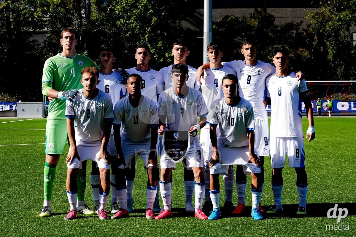 SCHAAN, LIECHTENSTEIN - OCTOBER 15:Israel 11 photo during the UEFA European Under-17 Qualifier match between Spain and Israel at LFV Campus Rheinwiese on October 15, 2026 in Schaan, Liechtenstein.