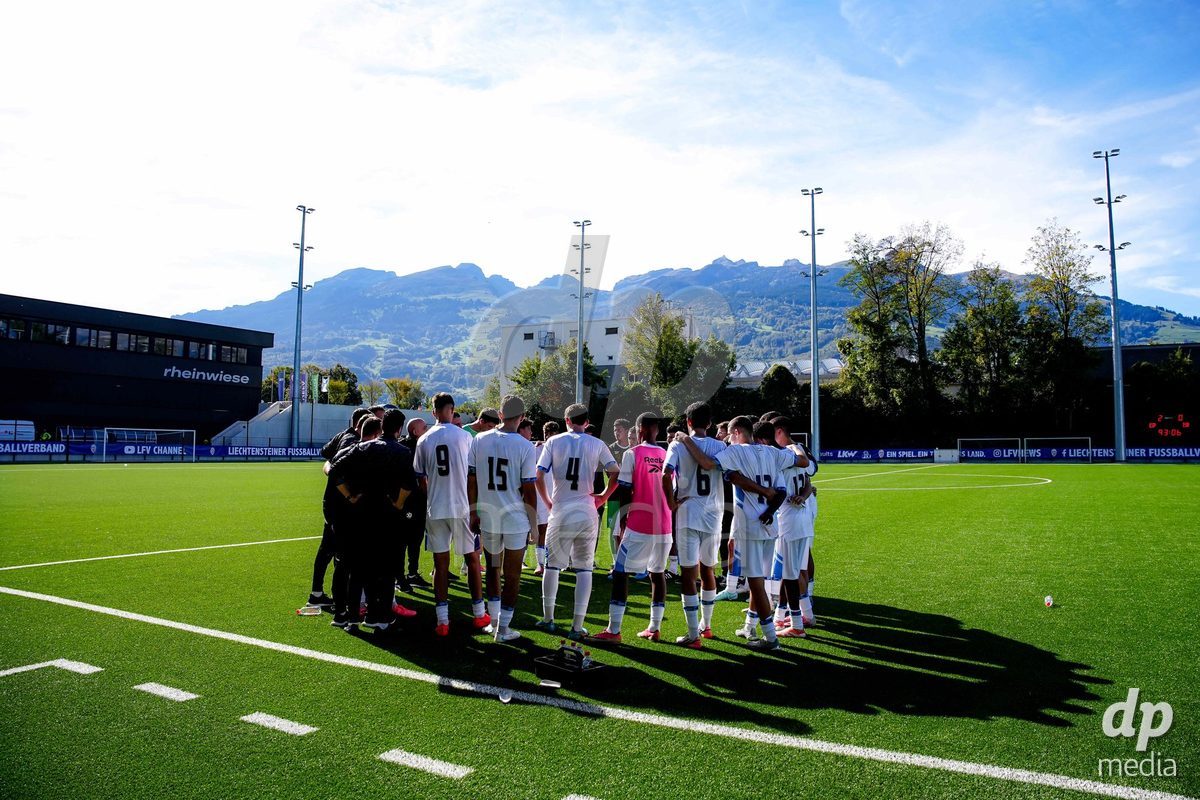 SCHAAN, LIECHTENSTEIN - OCTOBER 15:Israel after the UEFA European Under-17 Qualifier match between Spain and Israel at LFV Campus Rheinwiese on October 15, 2026 in Schaan, Liechtenstein.