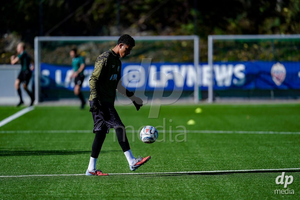 SCHAAN, LIECHTENSTEIN - OCTOBER 15: Players of Israel warming up during the UEFA European Under-17 Qualifier match between Spain and Israel at LFV Campus Rheinwiese on October 15, 2026 in Schaan, Liechtenstein.