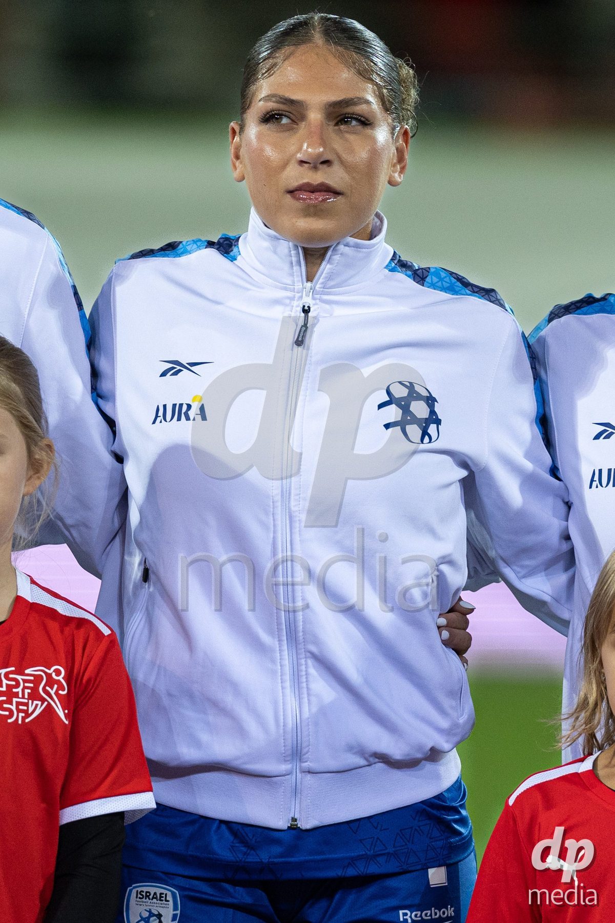 SION, SWITZERLAND, OCTOBER 13 : Itaf Alkisi of Israel during the FIFA Women's World Cup 2027 Women's European Qualifiers Play-offs game between Switzerland and Israel at Stade de Tourbillon on October 13, 2026 in Sion, Switzerland.