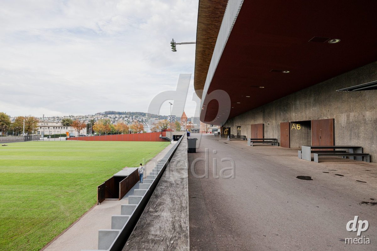 ZURICH, SWITZERLAND - OCTOBER 16: General view and action during the AXA Women's Super League match between FC Zurich and FC St. Gallen 1879 at Letzigrund on October 16, 2026 in Zurich, Switzerland.
