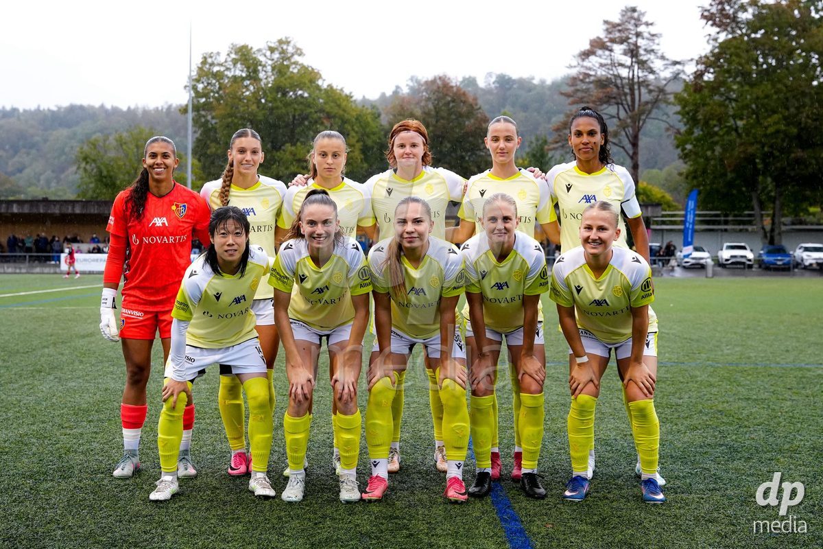 AARAU, SWITZERLAND - OCTOBER 17: FC Basel 1893 11 photo during the AXA Women's Super League match between FC Aarau Frauen and FC Basel 1893 at Sportanlage Schachen on October 17, 2026 in Aarau, Switzerland.