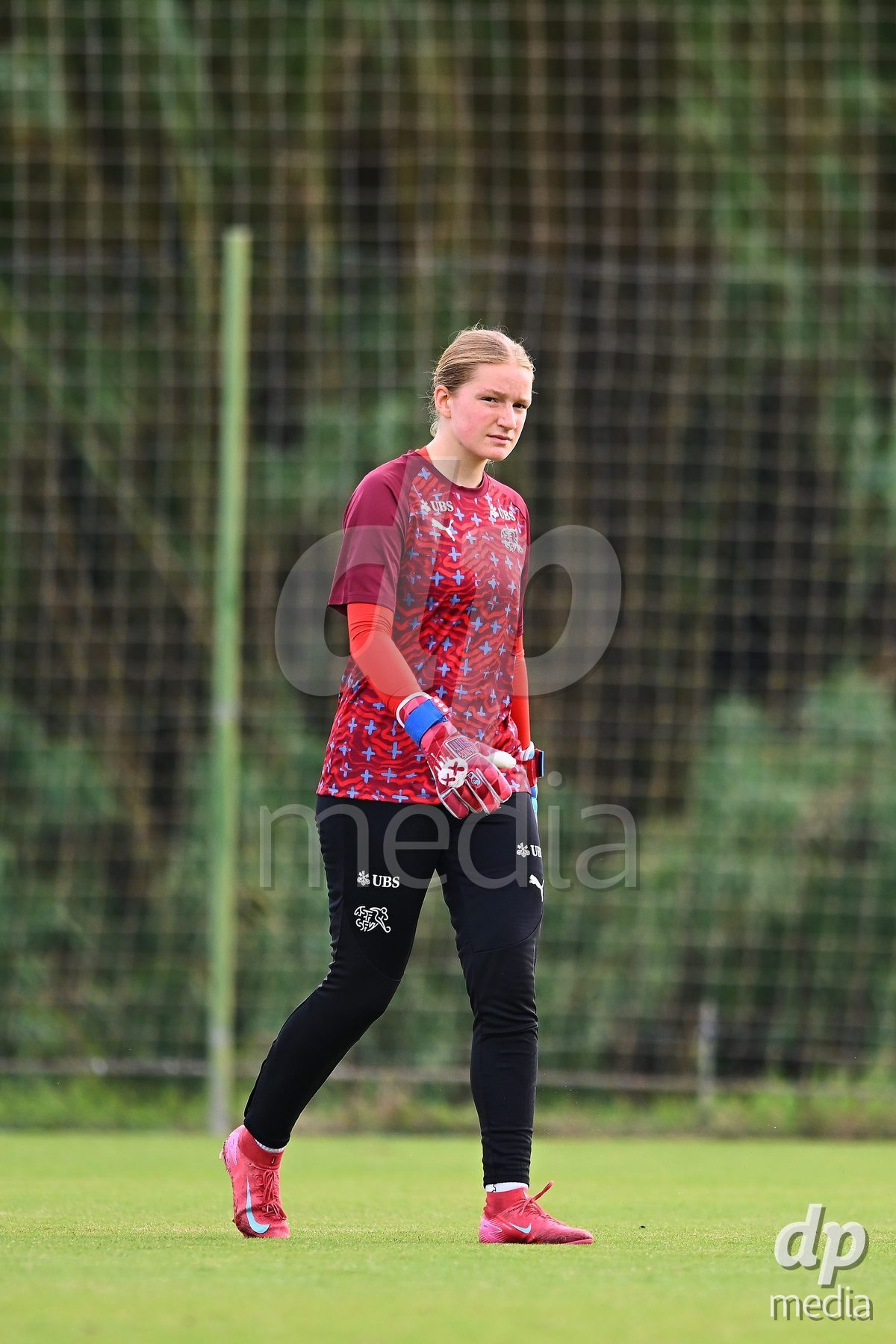 OLIVA NOVA, SPAIN - OCTOBER 22: Mara Paul Goalkeeper of Switzerland during the International Women's Friendly match between Hungary U17 and Switzerland U17 at Oliva Nova Sports Center on October 22, 2026 in Oliva Nova, Spain.
