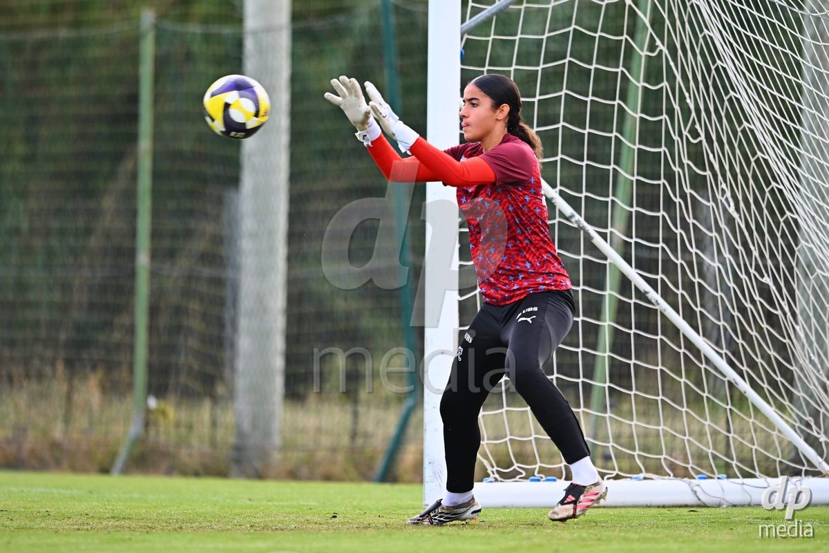 OLIVA NOVA, SPAIN - OCTOBER 22: Abby Blanco Acevedo of Switzerland during the International Women's Friendly match between Hungary U17 and Switzerland U17 at Oliva Nova Sports Center on October 22, 2026 in Oliva Nova, Spain.
