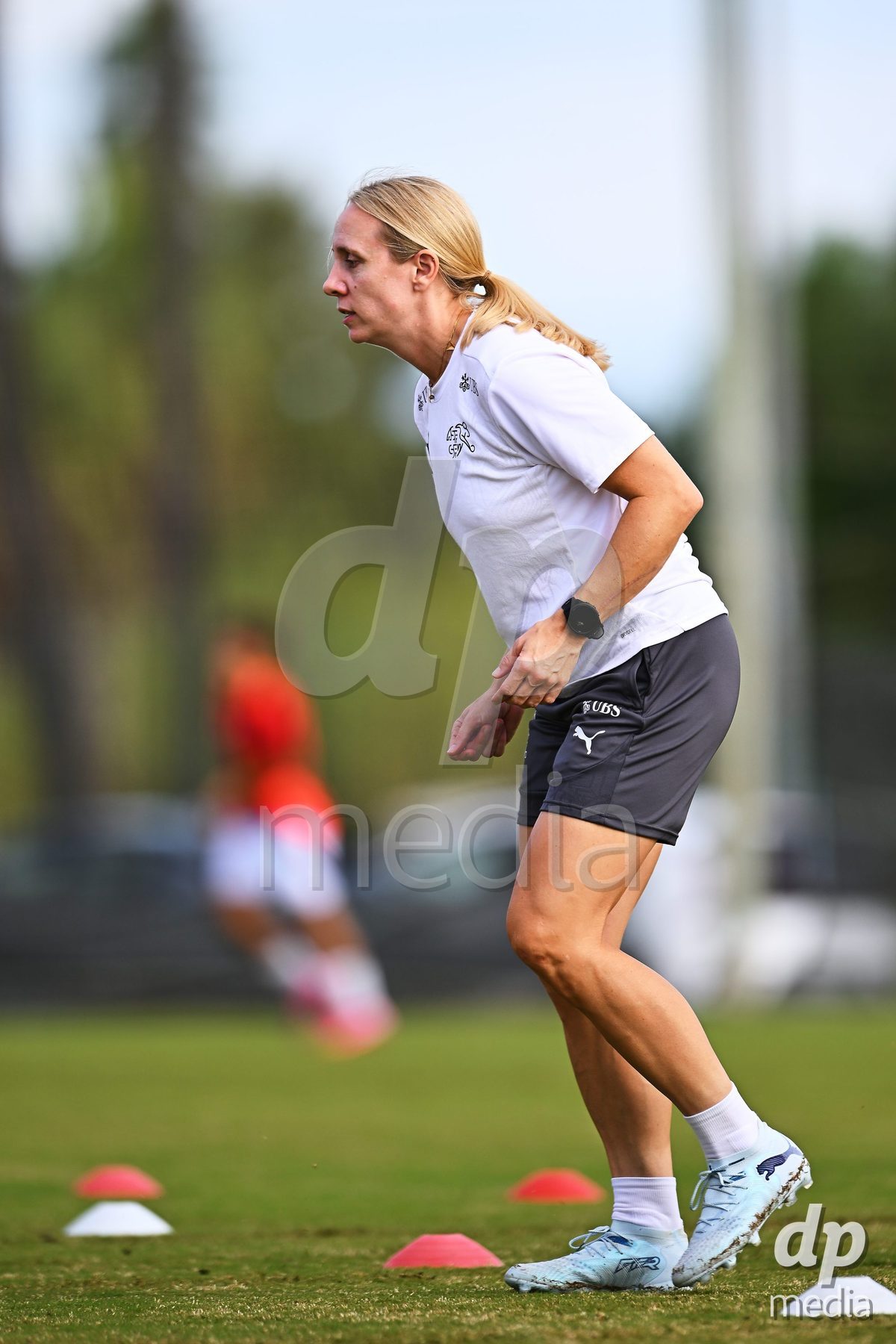 OLIVA NOVA, SPAIN - OCTOBER 22: International Women's Friendly match between Hungary U17 and Switzerland U17 at Oliva Nova Sports Center on October 22, 2026 in Oliva Nova, Spain.