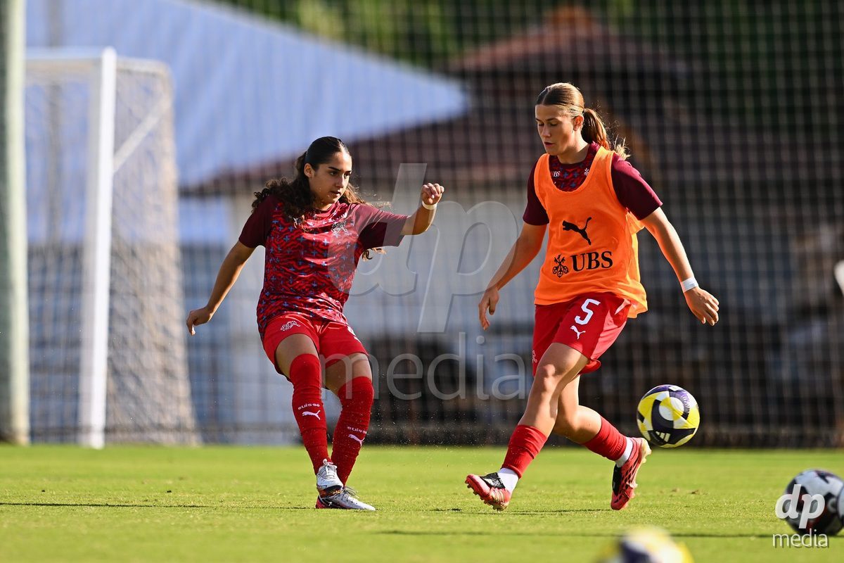 OLIVA NOVA, SPAIN - OCTOBER 22: Axelle Lecoultre of Switzerland during the International Women's Friendly match between Hungary U17 and Switzerland U17 at Oliva Nova Sports Center on October 22, 2026 in Oliva Nova, Spain.
