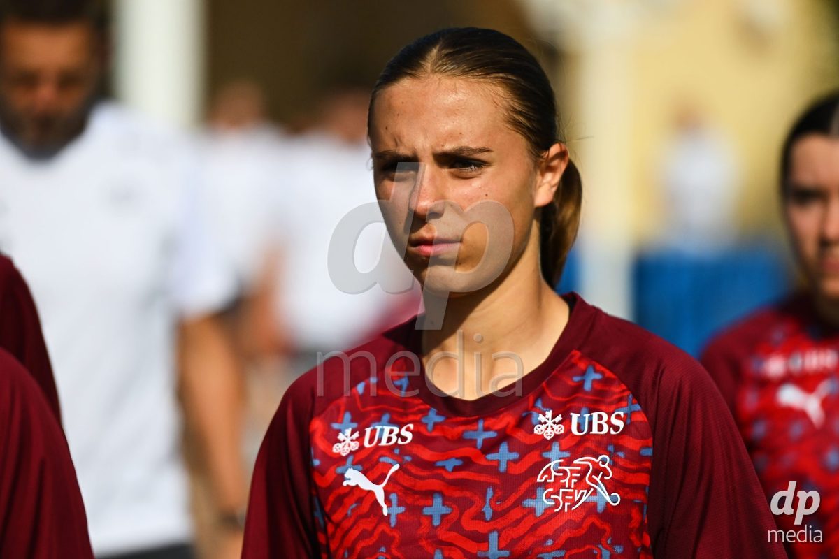 OLIVA NOVA, SPAIN - OCTOBER 22: International Women's Friendly match between Hungary U17 and Switzerland U17 at Oliva Nova Sports Center on October 22, 2026 in Oliva Nova, Spain.