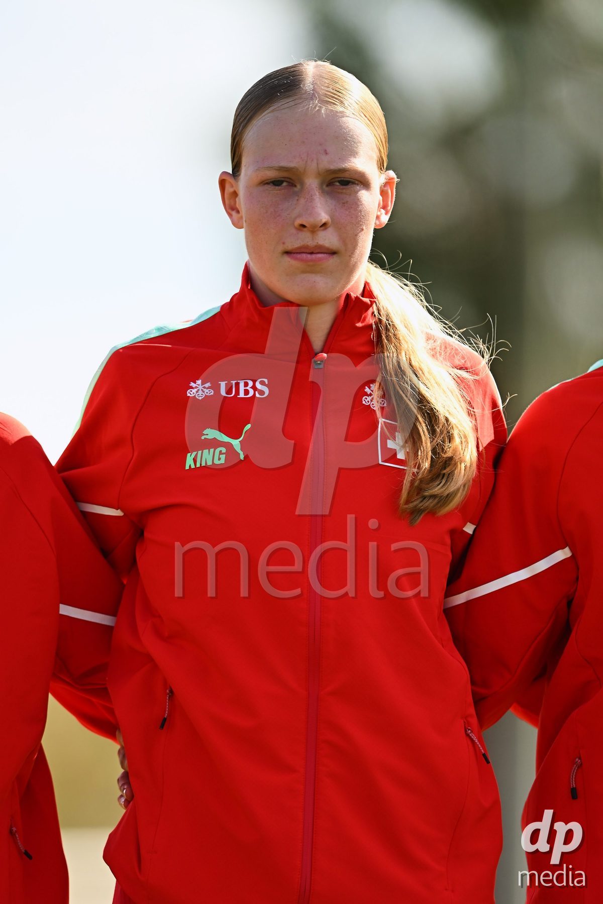 OLIVA NOVA, SPAIN - OCTOBER 22: Mara Arnold of Switzerland during the International Women's Friendly match between Hungary U17 and Switzerland U17 at Oliva Nova Sports Center on October 22, 2026 in Oliva Nova, Spain.