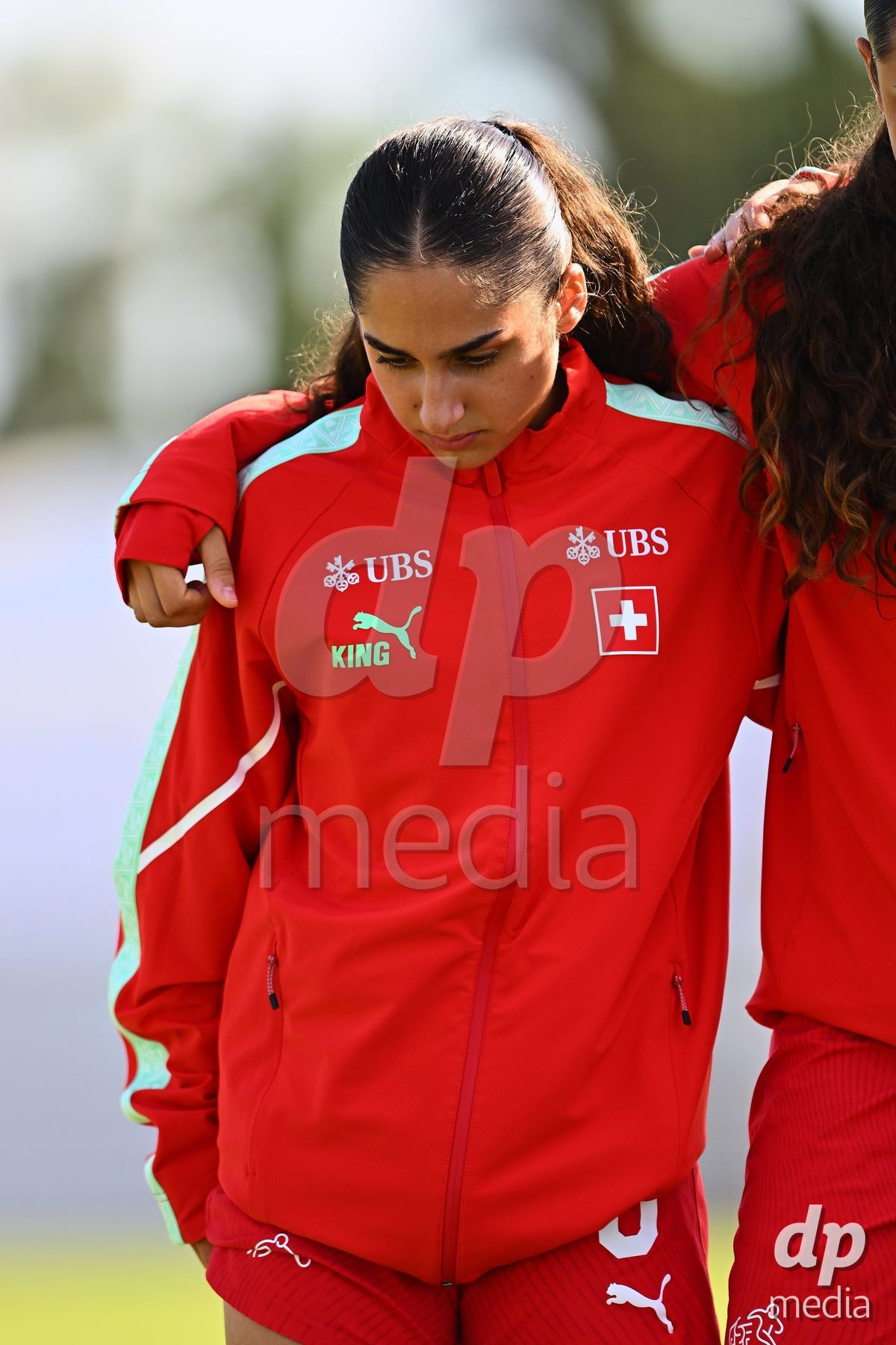 OLIVA NOVA, SPAIN - OCTOBER 22: Ilaria Nerea Maddaloni of Switzerland during the International Women's Friendly match between Hungary U17 and Switzerland U17 at Oliva Nova Sports Center on October 22, 2026 in Oliva Nova, Spain.