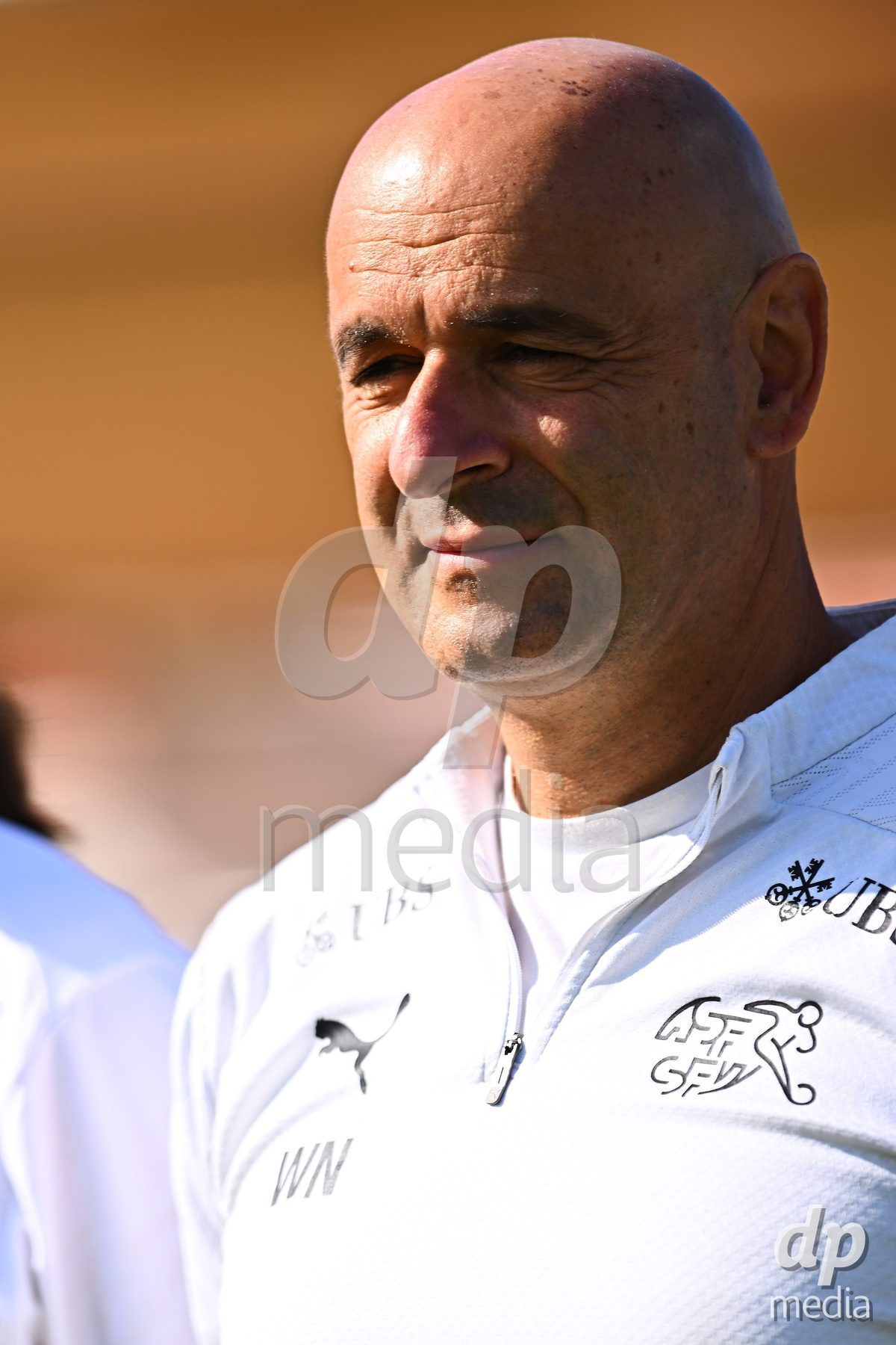 OLIVA NOVA, SPAIN - OCTOBER 22: William Niederhauser Head Coach of Switzerland during the International Women's Friendly match between Hungary U17 and Switzerland U17 at Oliva Nova Sports Center on October 22, 2026 in Oliva Nova, Spain.