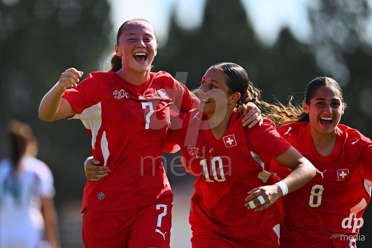 OLIVA NOVA, SPAIN - OCTOBER 22: Lena Marie Winter of Switzerland during the International Women's Friendly match between Hungary U17 and Switzerland U17 at Oliva Nova Sports Center on October 22, 2026 in Oliva Nova, Spain.