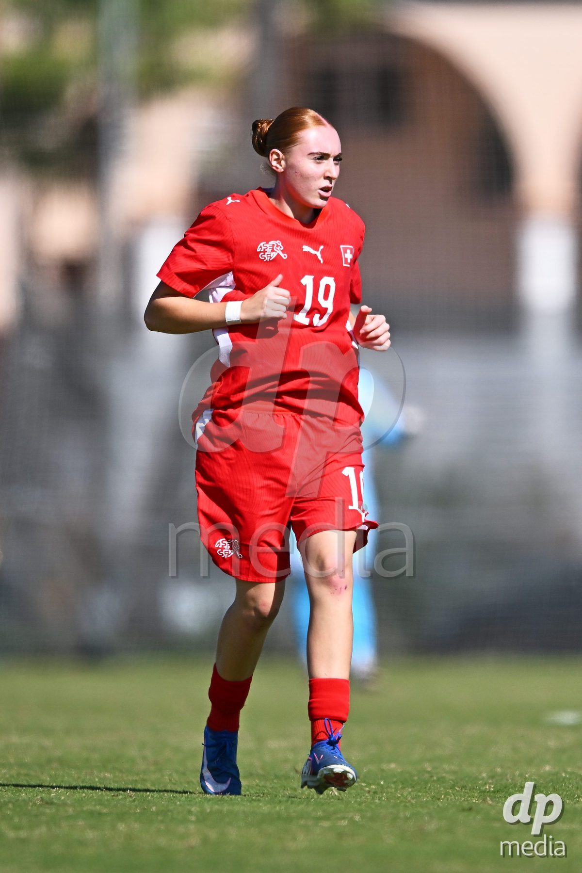 OLIVA NOVA, SPAIN - OCTOBER 22: Mia Killer of Switzerland during the International Women's Friendly match between Hungary U17 and Switzerland U17 at Oliva Nova Sports Center on October 22, 2026 in Oliva Nova, Spain.