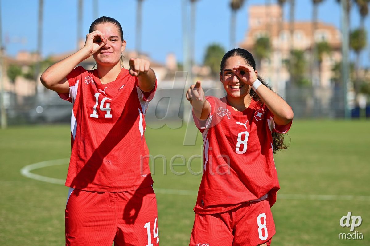 OLIVA NOVA, SPAIN - OCTOBER 22: XXXX during the International Women's Friendly match between Hungary U17 and Switzerland U17 at Oliva Nova Sports Center on October 22, 2026 in Oliva Nova, Spain.