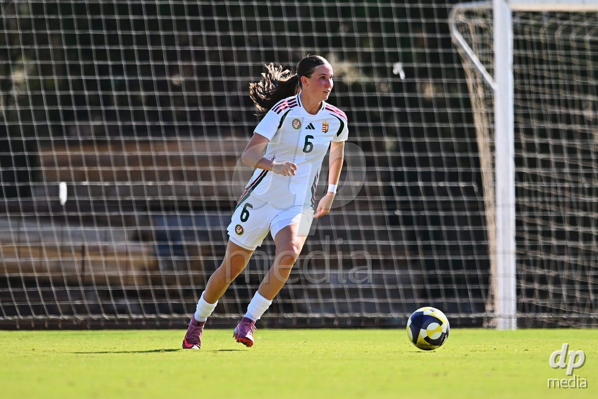 OLIVA NOVA, SPAIN - OCTOBER 22: Boglarka Tramontini of Hungary during the International Women's Friendly match between Hungary U17 and Switzerland U17 at Oliva Nova Sports Center on October 22, 2026 in Oliva Nova, Spain.