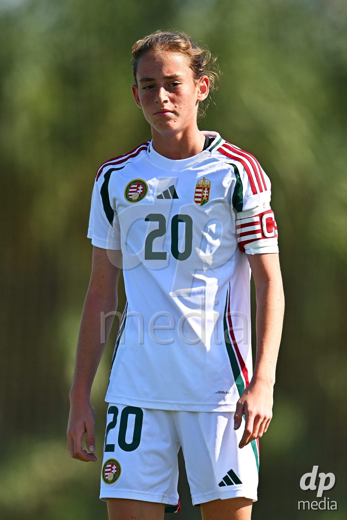 OLIVA NOVA, SPAIN - OCTOBER 22: Hedi Szanto of Hungary during the International Women's Friendly match between Hungary U17 and Switzerland U17 at Oliva Nova Sports Center on October 22, 2026 in Oliva Nova, Spain.