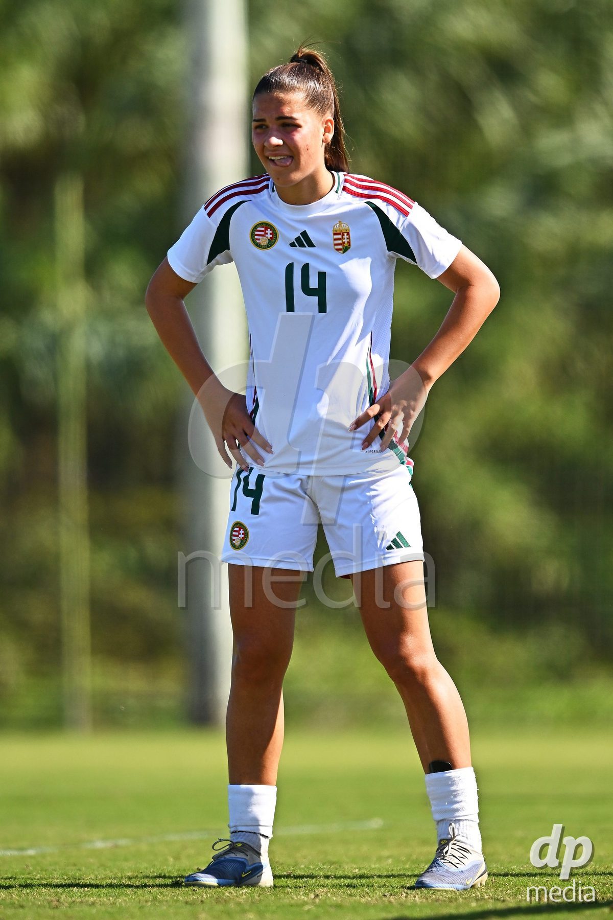 OLIVA NOVA, SPAIN - OCTOBER 22: Sara Kiraly of Hungary during the International Women's Friendly match between Hungary U17 and Switzerland U17 at Oliva Nova Sports Center on October 22, 2026 in Oliva Nova, Spain.