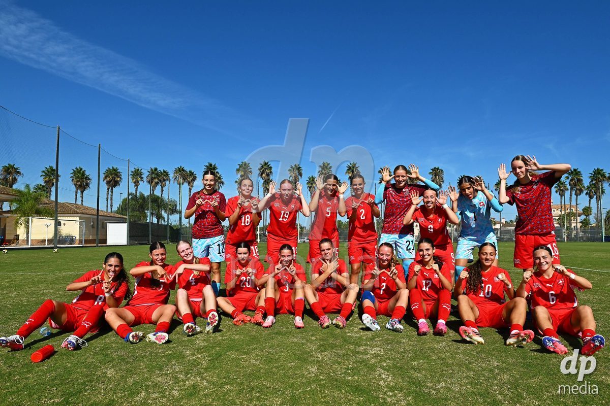 OLIVA NOVA, SPAIN - OCTOBER 22: XXXX during the International Women's Friendly match between Hungary U17 and Switzerland U17 at Oliva Nova Sports Center on October 22, 2026 in Oliva Nova, Spain.
