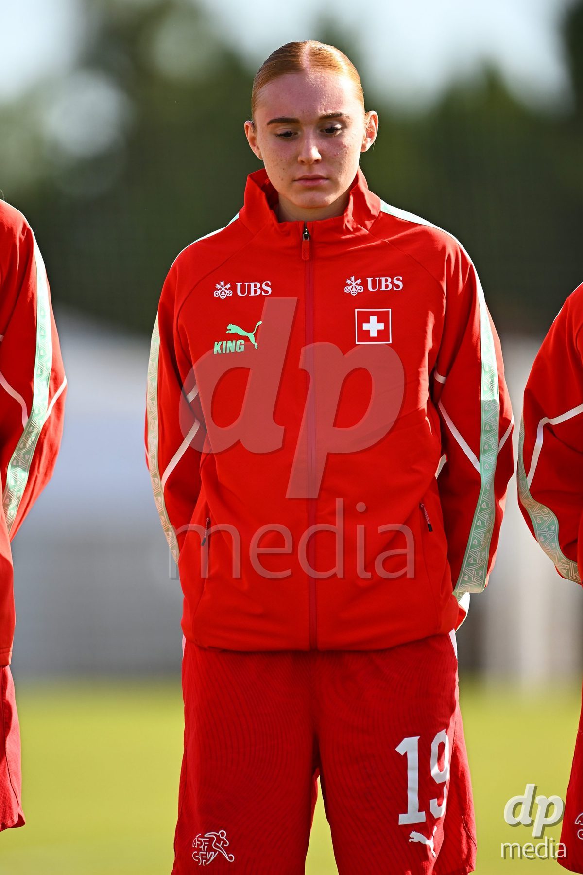OLIVA NOVA, SPAIN - OCTOBER 24: Mia Killer of Switzerland during the International Women's Friendly match between Switzerland U17 and Hungary U17 at Oliva Nova Sports Center on October 24, 2026 in Oliva Nova, Spain.
