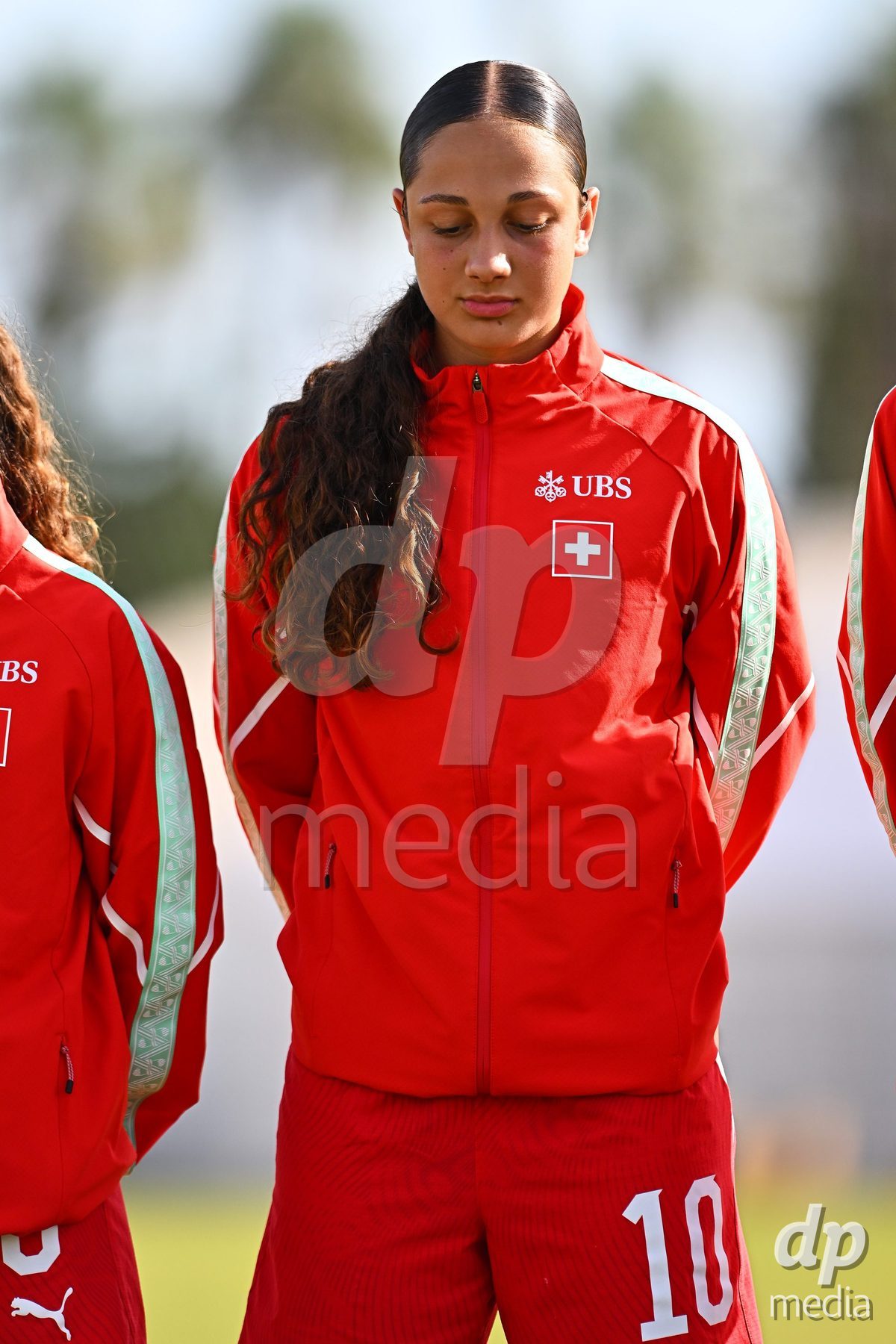OLIVA NOVA, SPAIN - OCTOBER 24: Melissa Mettraux of Switzerland during the International Women's Friendly match between Switzerland U17 and Hungary U17 at Oliva Nova Sports Center on October 24, 2026 in Oliva Nova, Spain.