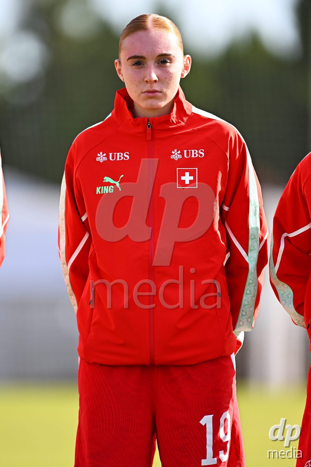 OLIVA NOVA, SPAIN - OCTOBER 24: Mia Killer of Switzerland during the International Women's Friendly match between Switzerland U17 and Hungary U17 at Oliva Nova Sports Center on October 24, 2026 in Oliva Nova, Spain.
