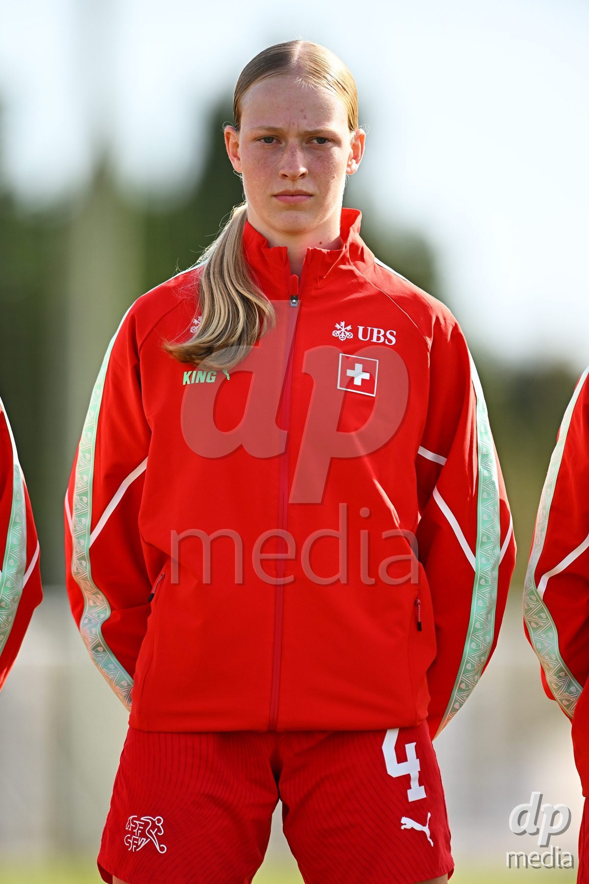 OLIVA NOVA, SPAIN - OCTOBER 24: Mara Arnold of Switzerland during the International Women's Friendly match between Switzerland U17 and Hungary U17 at Oliva Nova Sports Center on October 24, 2026 in Oliva Nova, Spain.