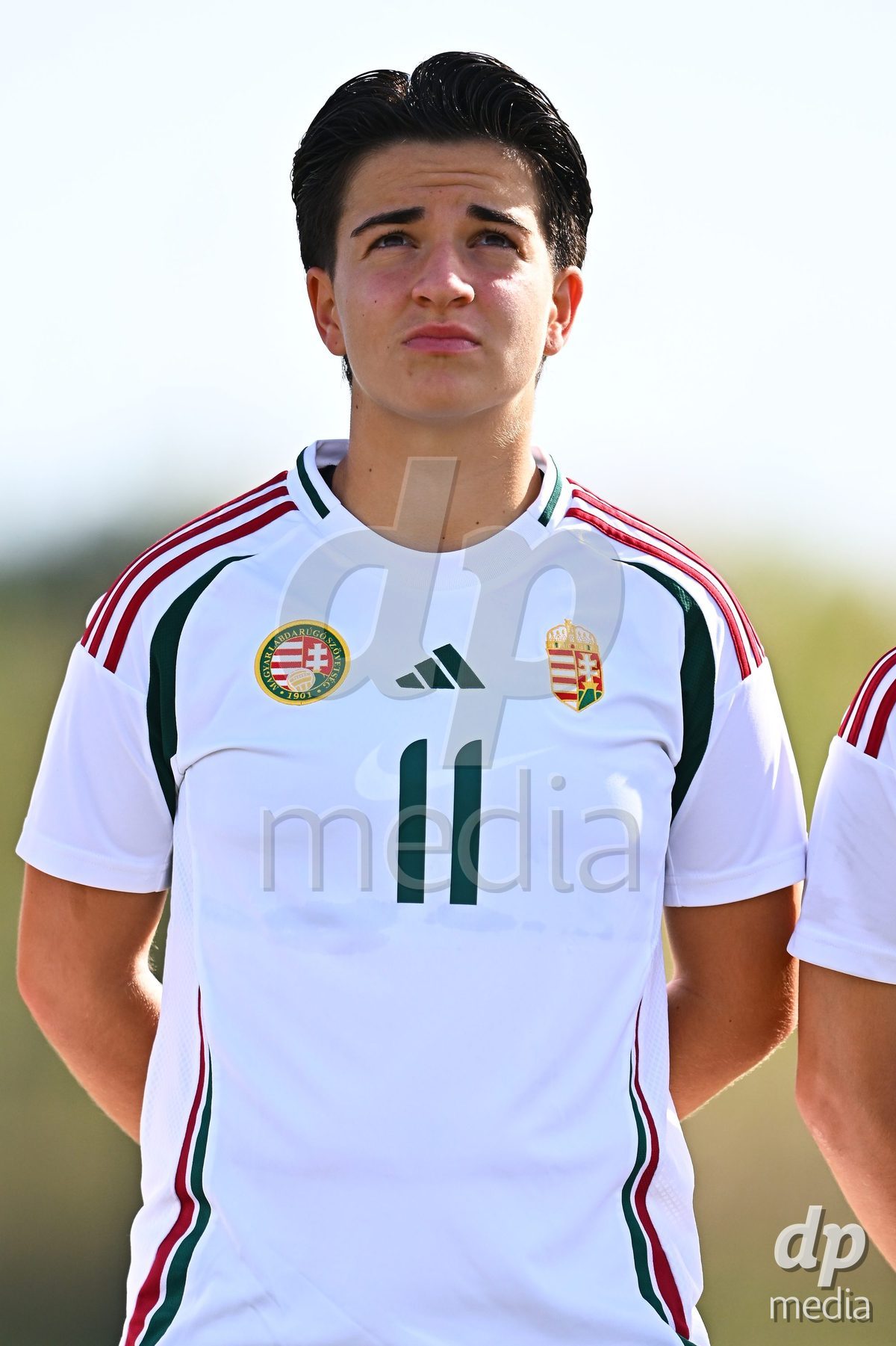 OLIVA NOVA, SPAIN - OCTOBER 24: Korina Oleksza of Hungary during the International Women's Friendly match between Switzerland U17 and Hungary U17 at Oliva Nova Sports Center on October 24, 2026 in Oliva Nova, Spain.