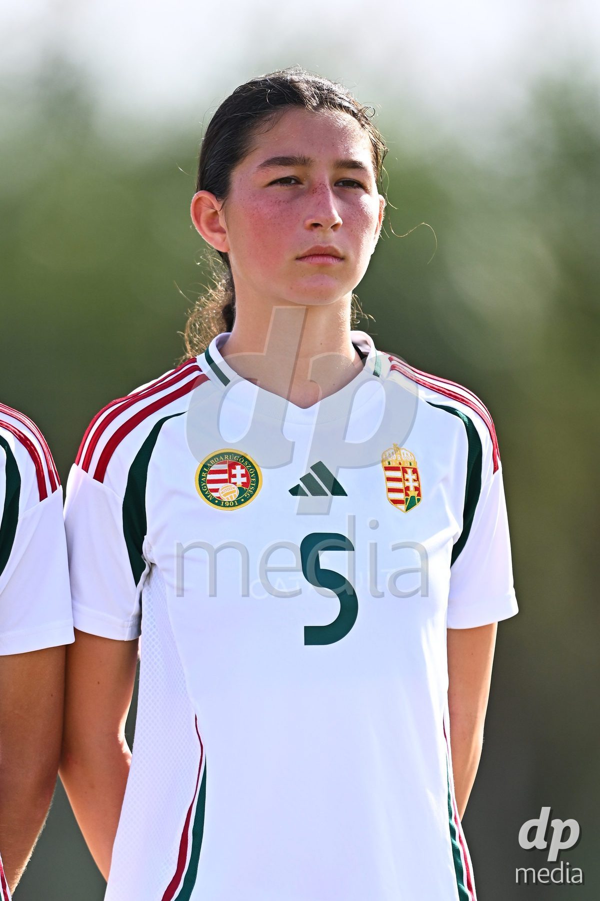 OLIVA NOVA, SPAIN - OCTOBER 24: Eszter Juhasz of Hungary during the International Women's Friendly match between Switzerland U17 and Hungary U17 at Oliva Nova Sports Center on October 24, 2026 in Oliva Nova, Spain.