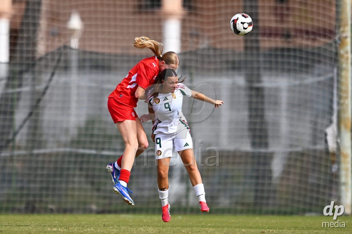 OLIVA NOVA, SPAIN - OCTOBER 24: Zolna Toth of Hungary during the International Women's Friendly match between Switzerland U17 and Hungary U17 at Oliva Nova Sports Center on October 24, 2026 in Oliva Nova, Spain.