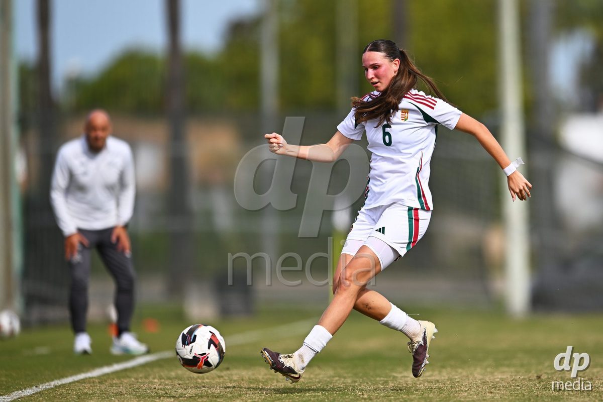 OLIVA NOVA, SPAIN - OCTOBER 24: Amelie Zorgiebel of Switzerland during the International Women's Friendly match between Switzerland U17 and Hungary U17 at Oliva Nova Sports Center on October 24, 2026 in Oliva Nova, Spain.