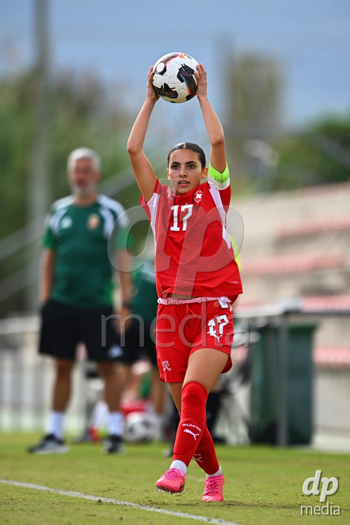 OLIVA NOVA, SPAIN - OCTOBER 24: Kira Konig of Switzerland during the International Women's Friendly match between Switzerland U17 and Hungary U17 at Oliva Nova Sports Center on October 24, 2026 in Oliva Nova, Spain.