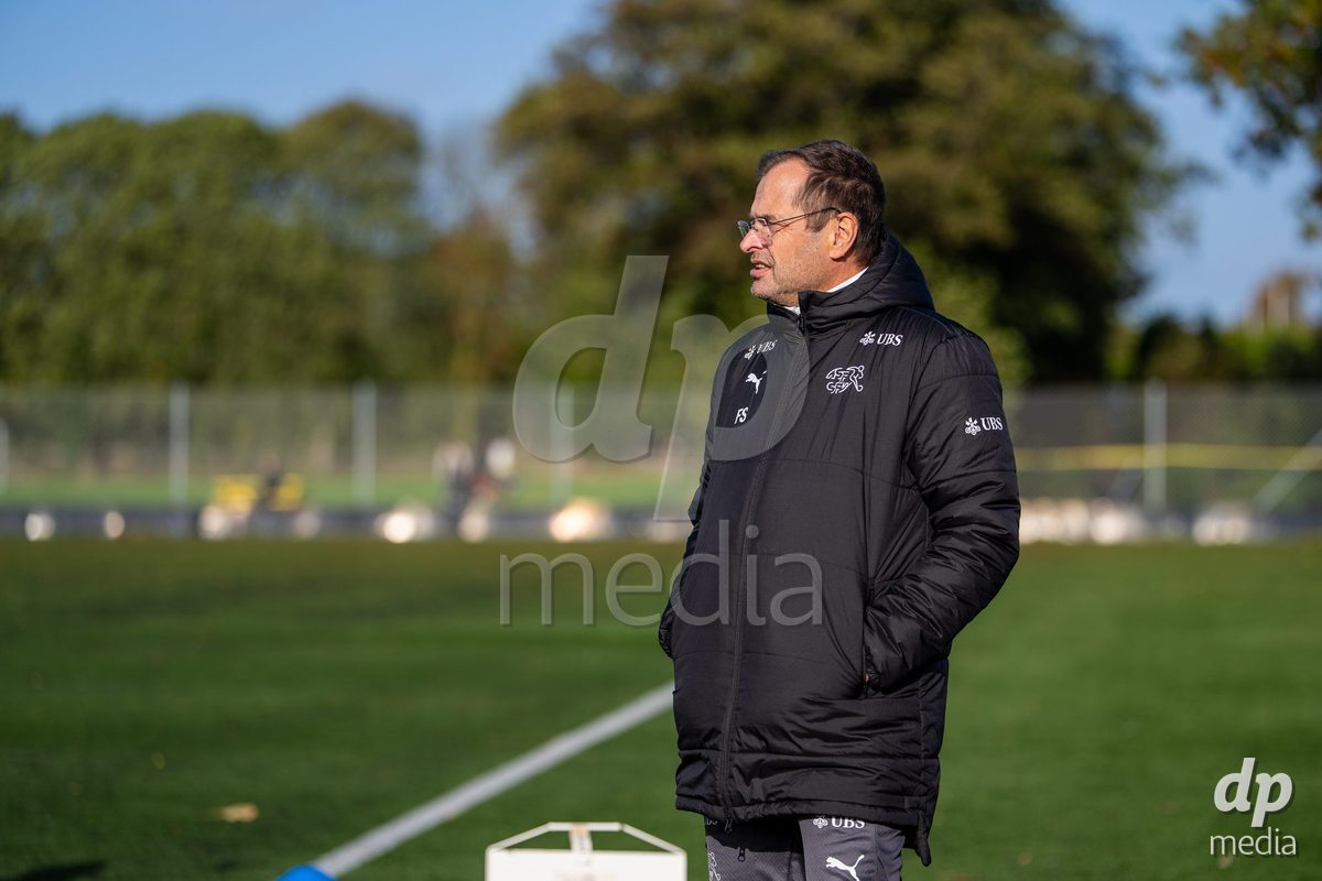 NYBORG, DENMARK - OCTOBER 25: X during the International Friendly TYT match between Denmark U16 and Switzerland U16 at Nyborg Stadium on October 25, 2026 in Nyborg, Denmark.