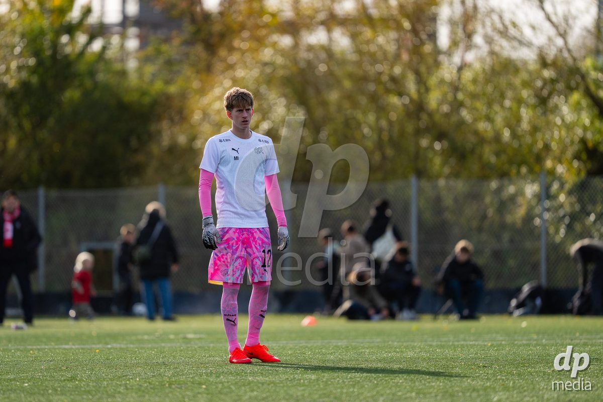 NYBORG, DENMARK - OCTOBER 25: X during the International Friendly TYT match between Denmark U16 and Switzerland U16 at Nyborg Stadium on October 25, 2026 in Nyborg, Denmark.