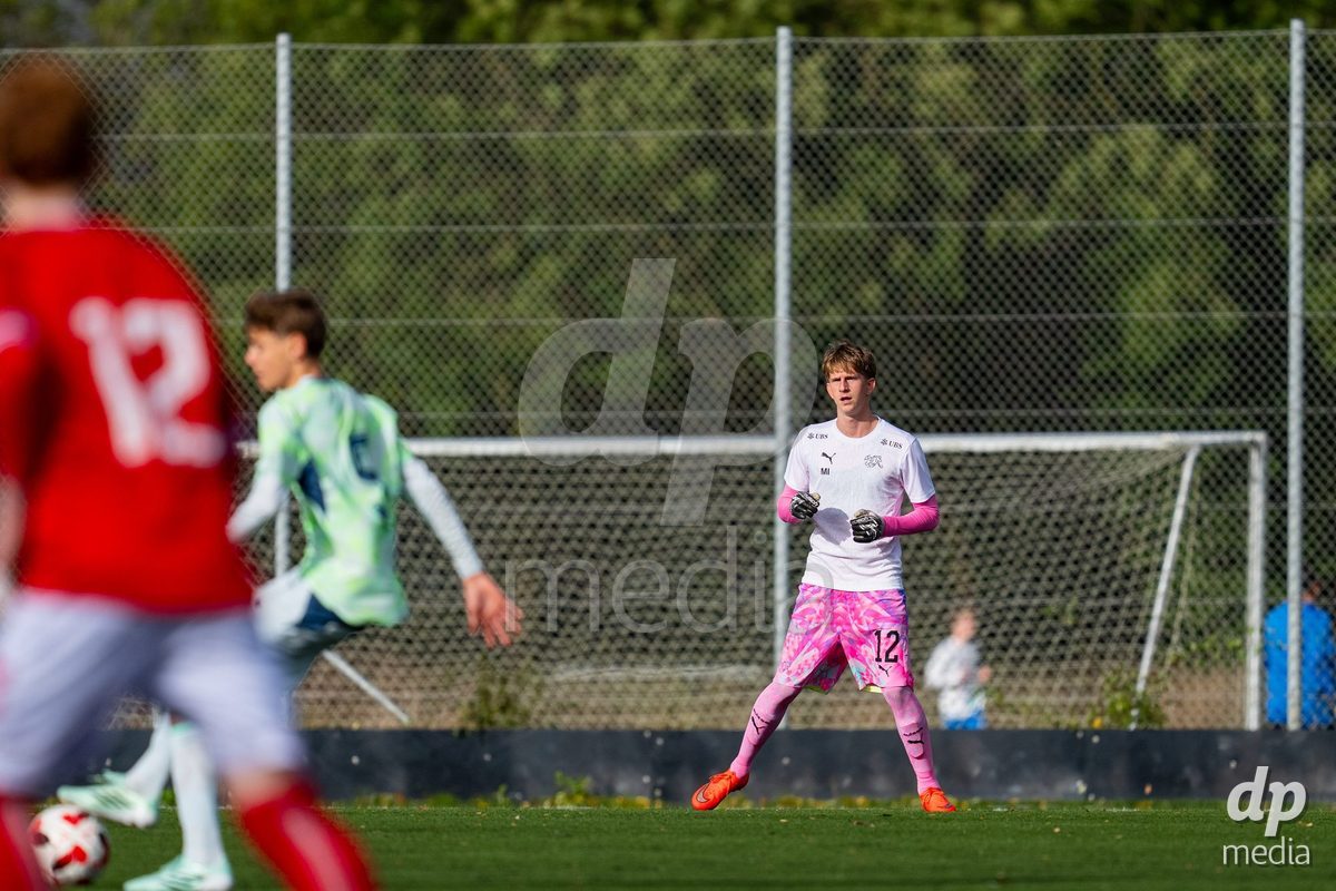 NYBORG, DENMARK - OCTOBER 25: X during the International Friendly TYT match between Denmark U16 and Switzerland U16 at Nyborg Stadium on October 25, 2026 in Nyborg, Denmark.