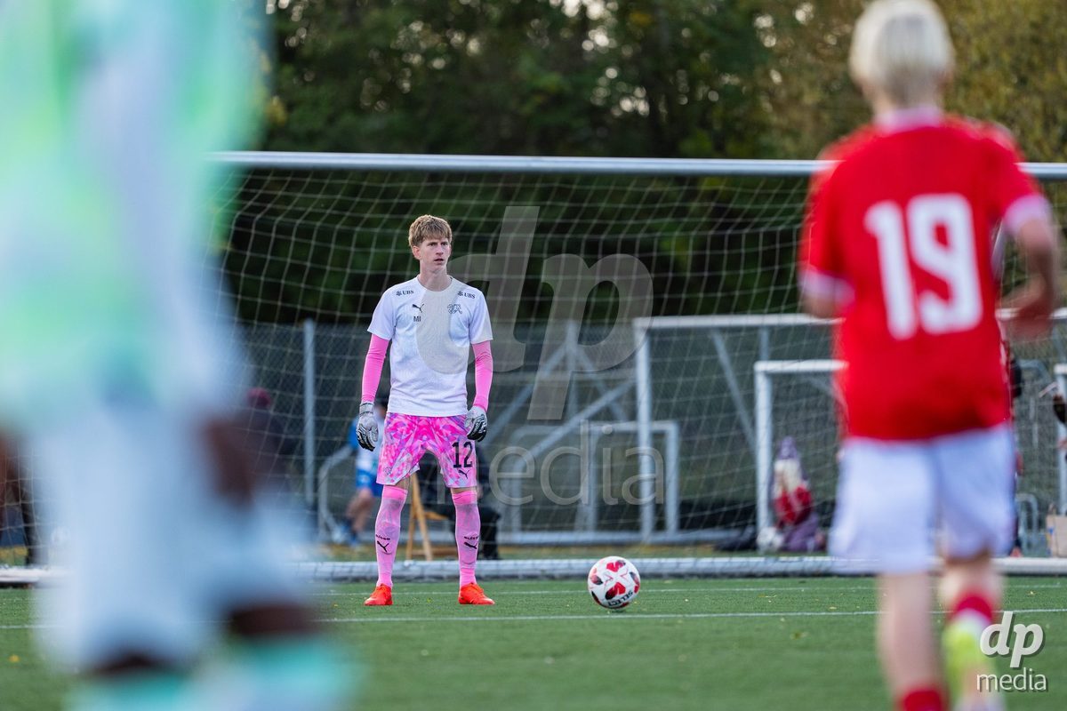 NYBORG, DENMARK - OCTOBER 25: X during the International Friendly TYT match between Denmark U16 and Switzerland U16 at Nyborg Stadium on October 25, 2026 in Nyborg, Denmark.