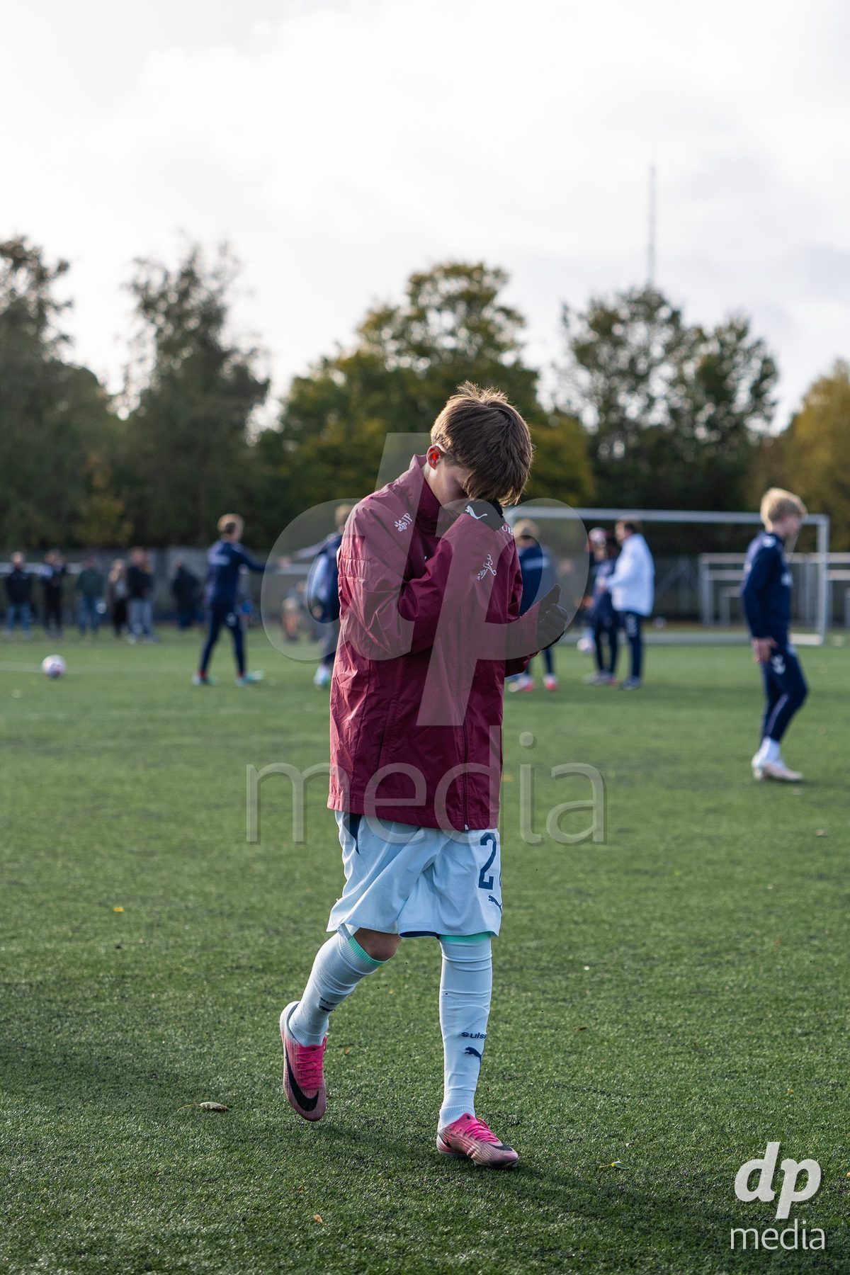 NYBORG, DENMARK - OCTOBER 25: X during the International Friendly TYT match between Denmark U16 and Switzerland U16 at Nyborg Stadium on October 25, 2026 in Nyborg, Denmark.